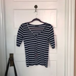 Lucky Brand three quarter sleeve top